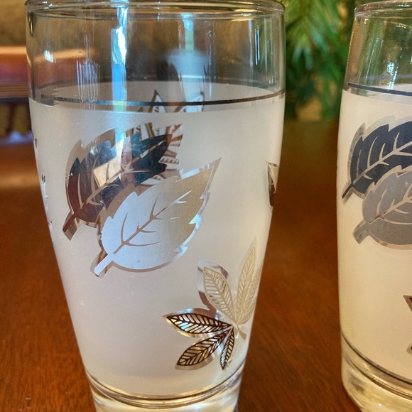 Vintage Silver Leaf glassware by Libby - Picture 3 of 3